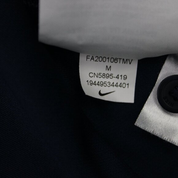 Nike Cleveland Cavaliers Polo Shirt Mens Medium Blue Dri-Fit NBA S/S Pullover - Picture 10 of 14